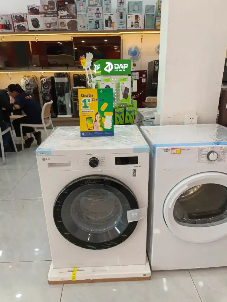MESIN CUCI LG FRONLOADING 9KG 1 TABUNG PROMO KREDIT TANPA DP