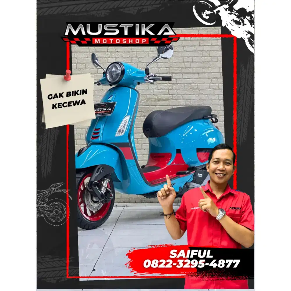 Perfect Condition!!Vespa Primavera Cooorvibe 2023 N Asli Mulus-Mustika