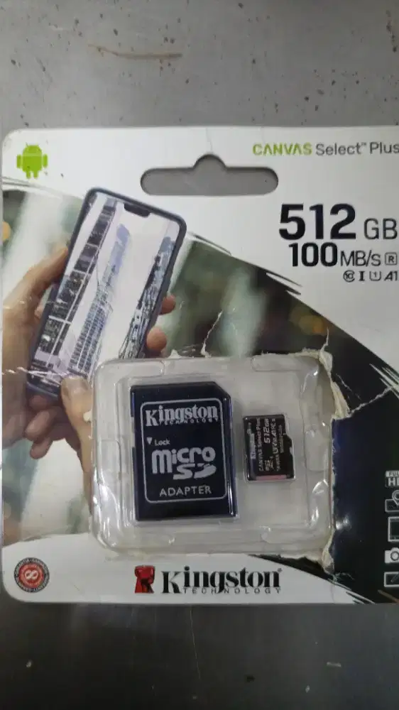 Punya MICRO SD KINGSTON 512GB, SANDISK 16GB & 64GB