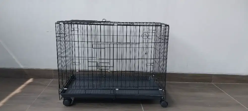 Kandang lipat besi ukuran XL
