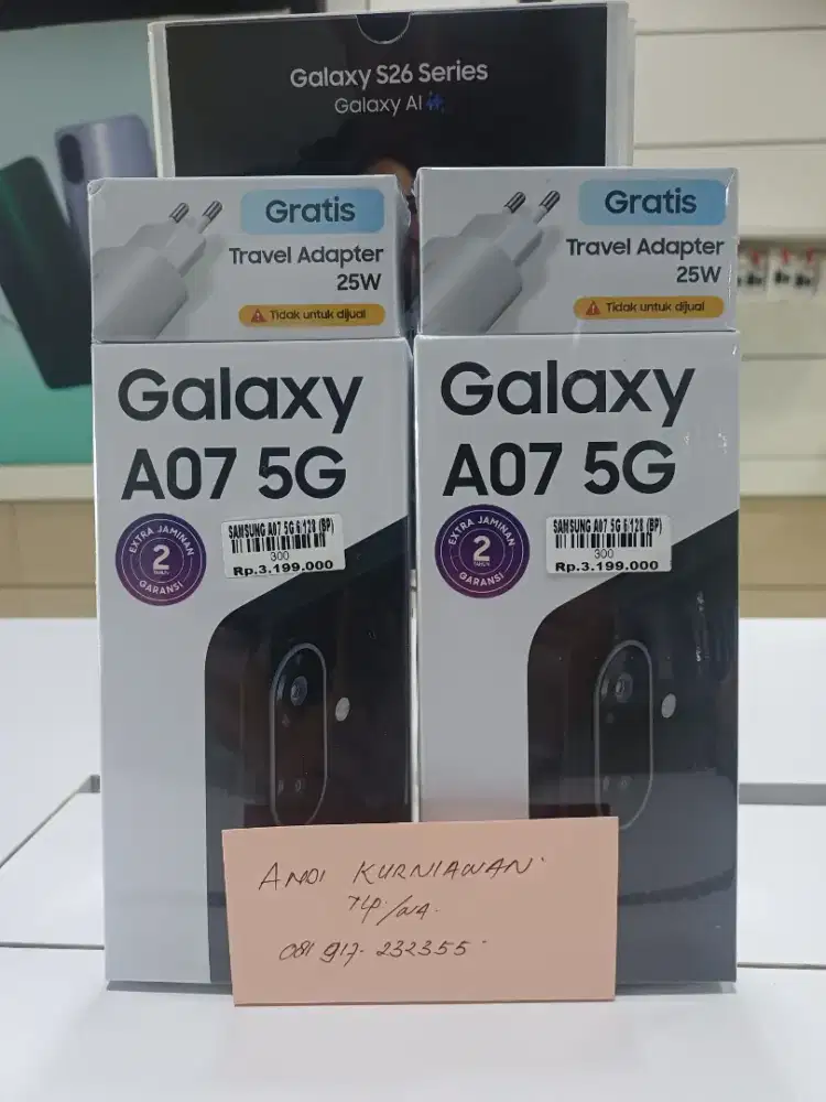 New samsung a07 5g ram 6/128gb atlantis dahsyat
