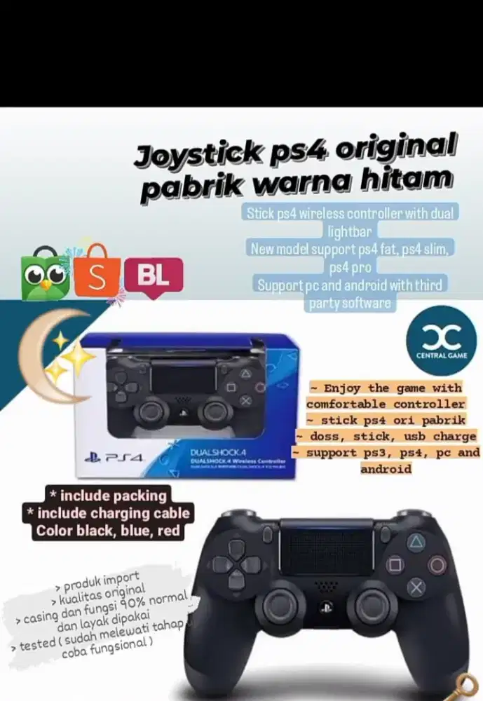 Joystik ps4 op terbaik