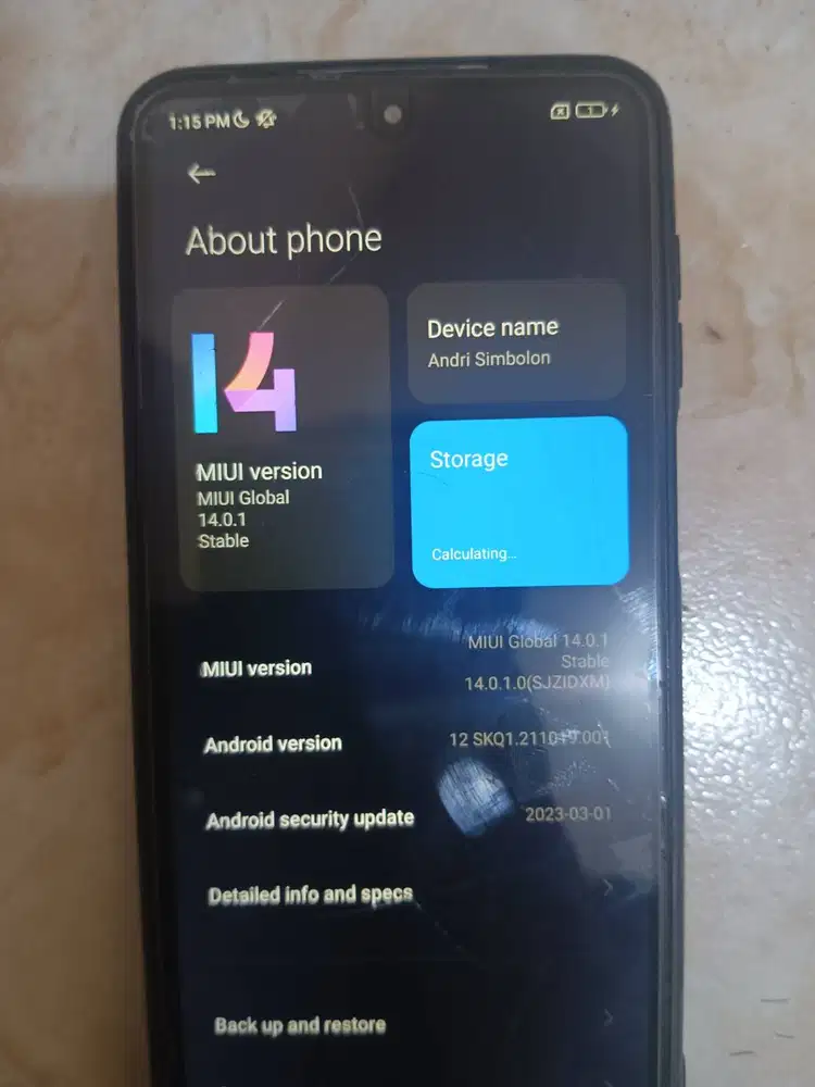 Redmi Note 9 Pro (8/128) Batangan