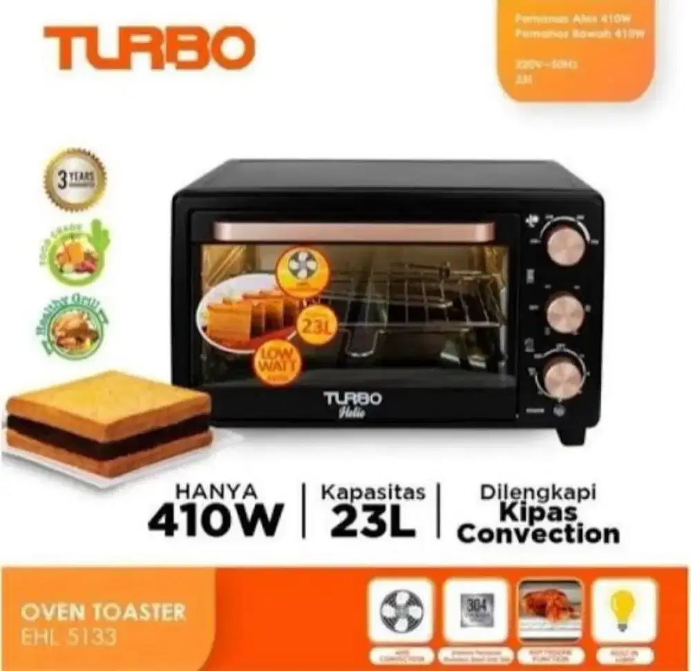 Calista oven turbo