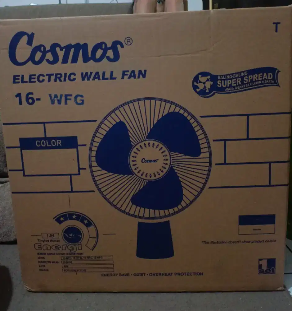 Kipas angin COSMOS dinding 16 WFG