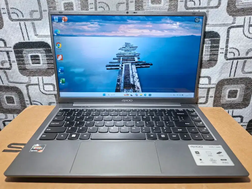 Laptop Axioo Hype 7 ryzen 7 ram 16gb ssd 512gb fullset siap pakai