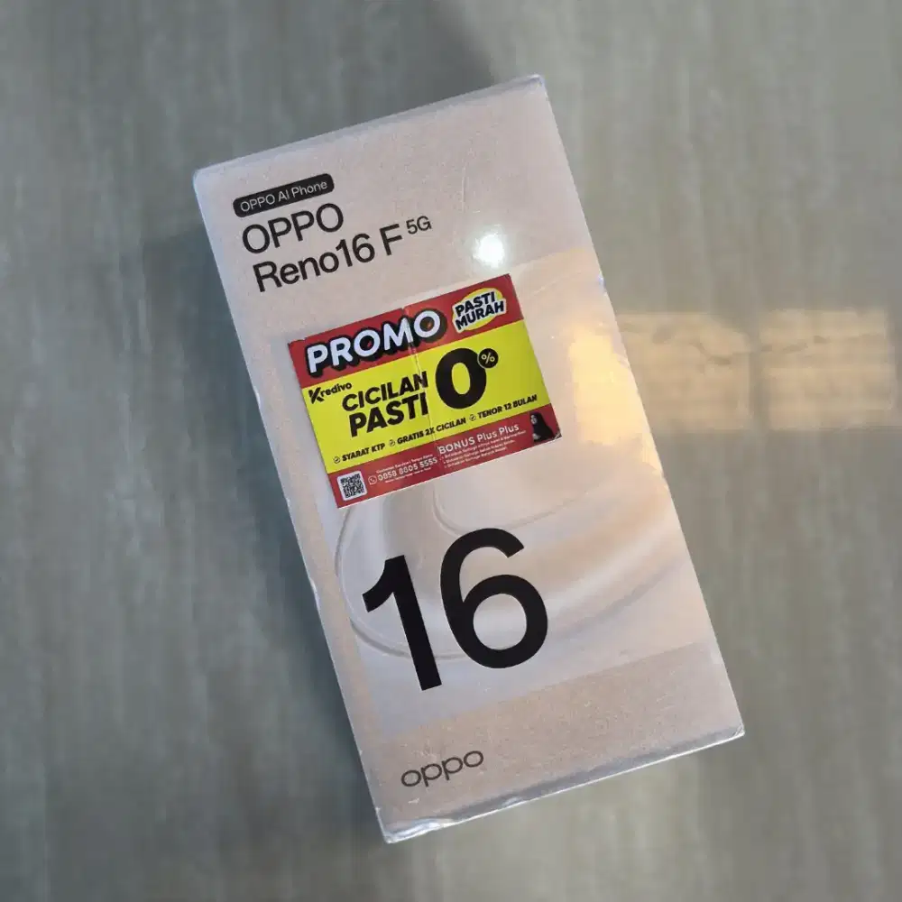Oppo Reno 16F 5g, bisa tanpa dp ,bunga 0%