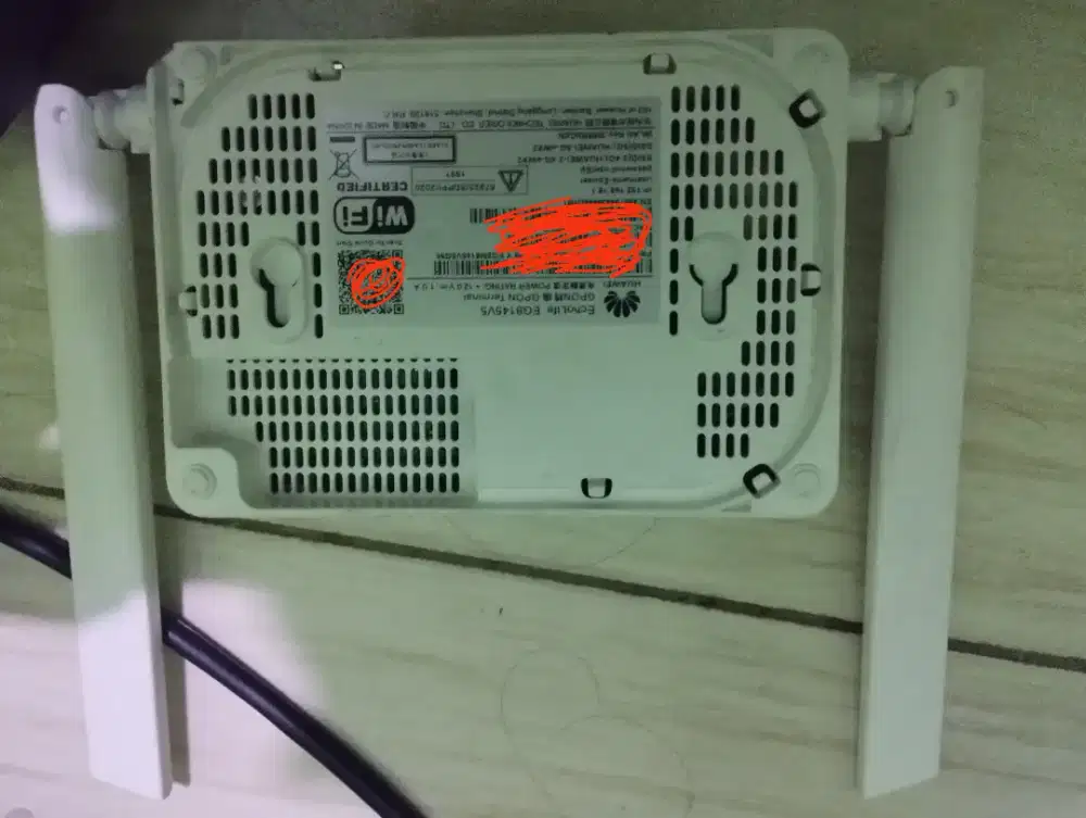 Modem ont Huawei port hijau