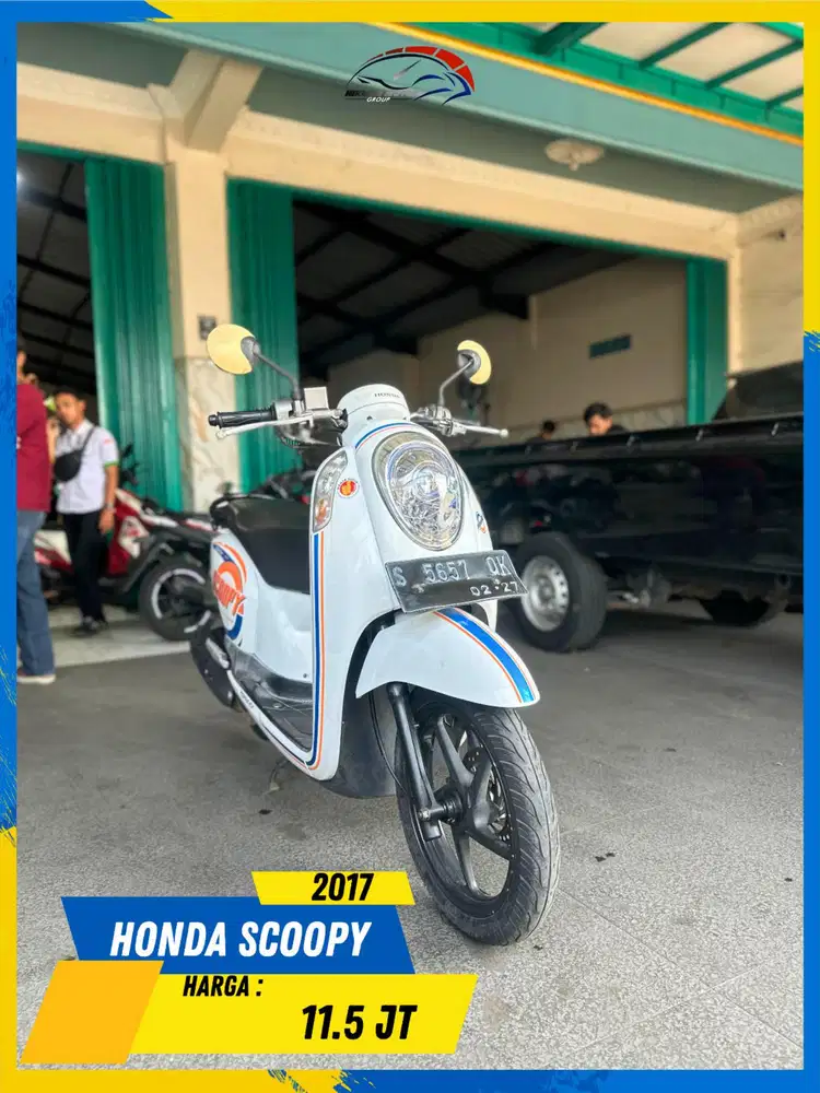 HONDA SCOOPY 2017 PLAT S READY MASZEHH HIKMAH MOTOR KEPUH MALANG
