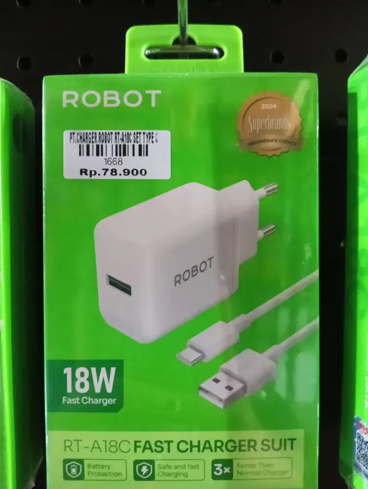 CHARGER RT-A18C SET TYPE C | ATLANTIS DAHSYAT