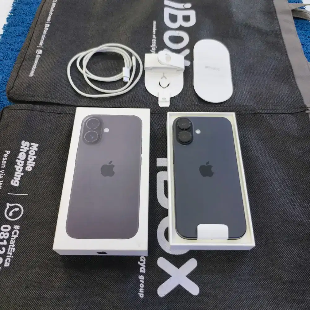 Iphone 16 128gb iBox 99% like new BH 100% CC 151 Grs On Januari 2027