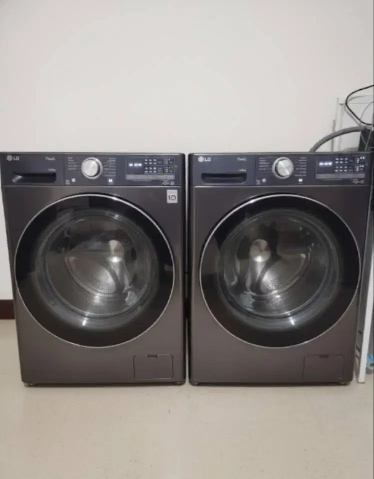 mesin cuci lg 14/8kg like new no minus