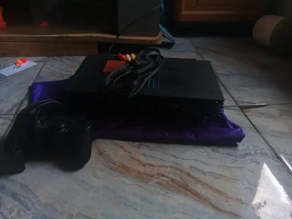 PS2 fat SCPH-55000+HDD INTERNAL 80GB
