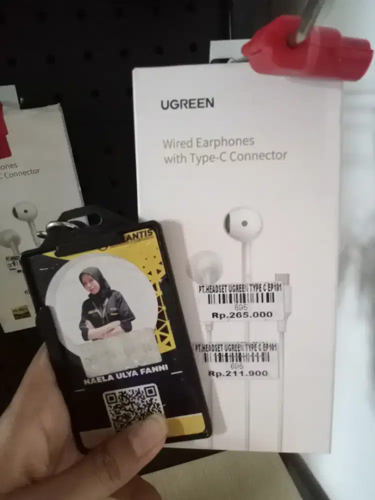 HEADSET UGREEN TYPE C EP101| ATLANTIS DAHSYAT