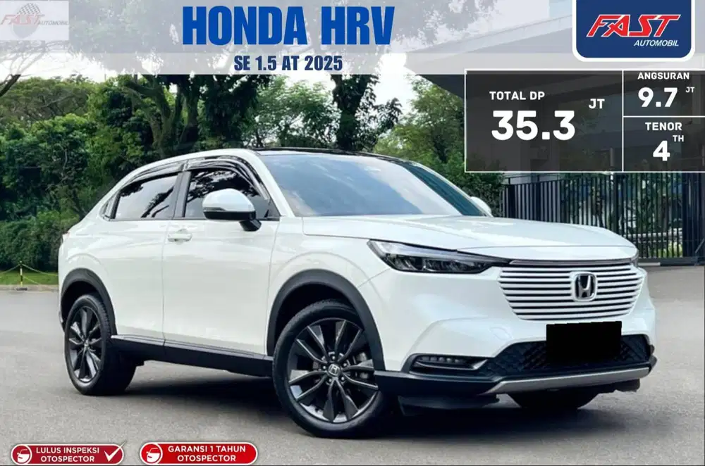 KM.19RB GARANSI 1TH PAJAK PJG HONDA HRV SE 1.5 AT 2025 PANORAMIC