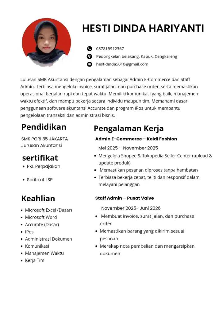 MENCARI PEKERJAAN ADMIN BERPENGALAMAN
