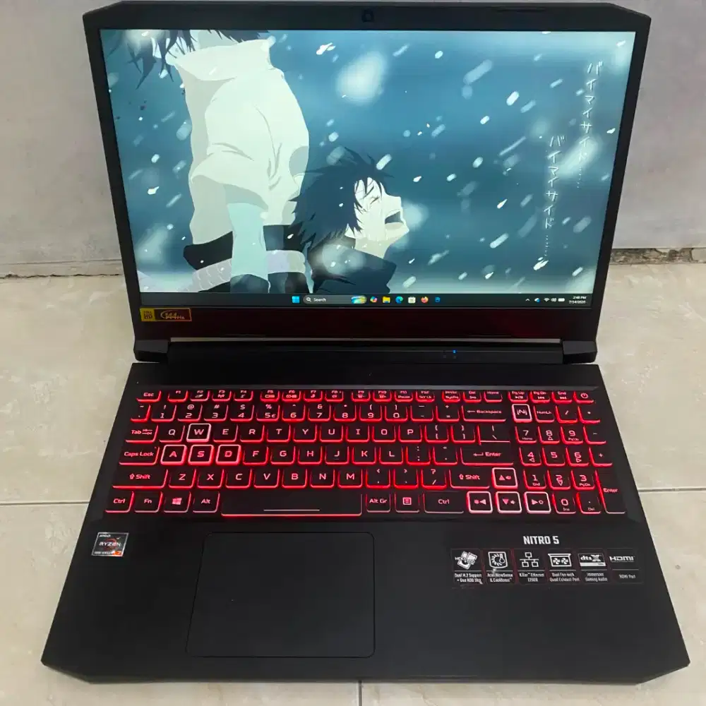 Acer Nitro 5 Ryzen 7 5800H Ram 16Gb SSD 512Gb
