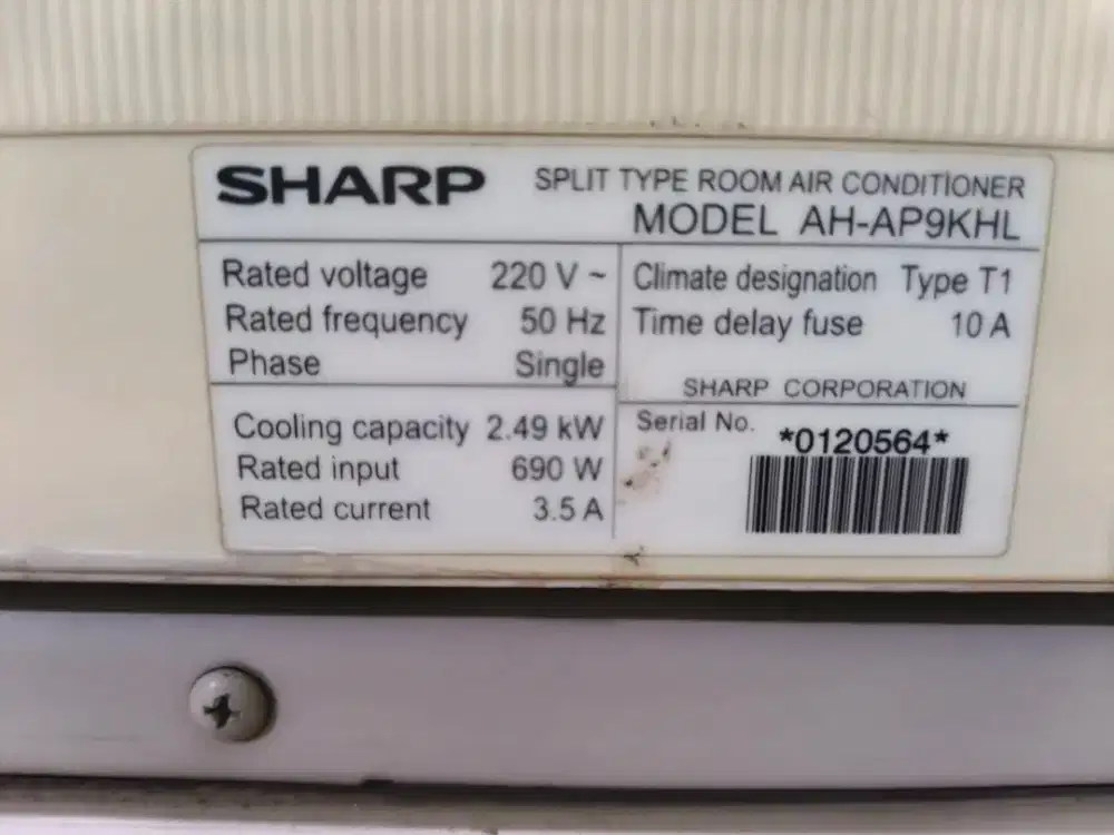 AC Sharp 1pk ion plasmacluster