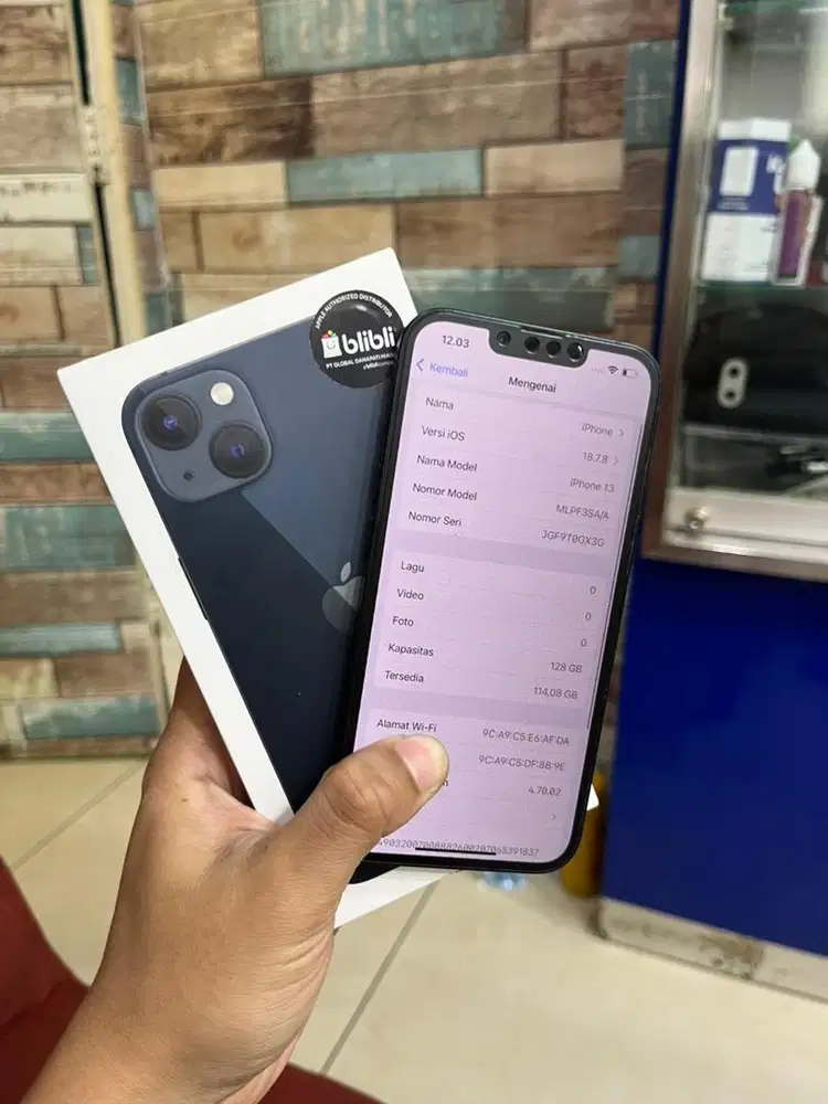 iphone 13 128gb midnight ibox