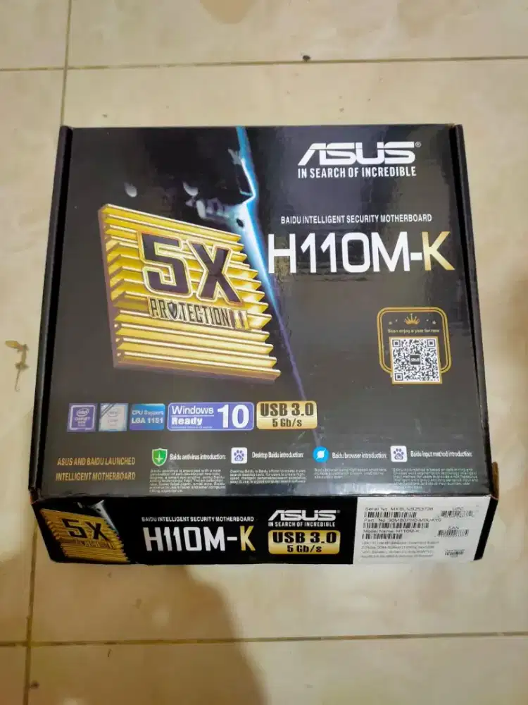 Jual Motherboard Asus H110 M-K LGA1151