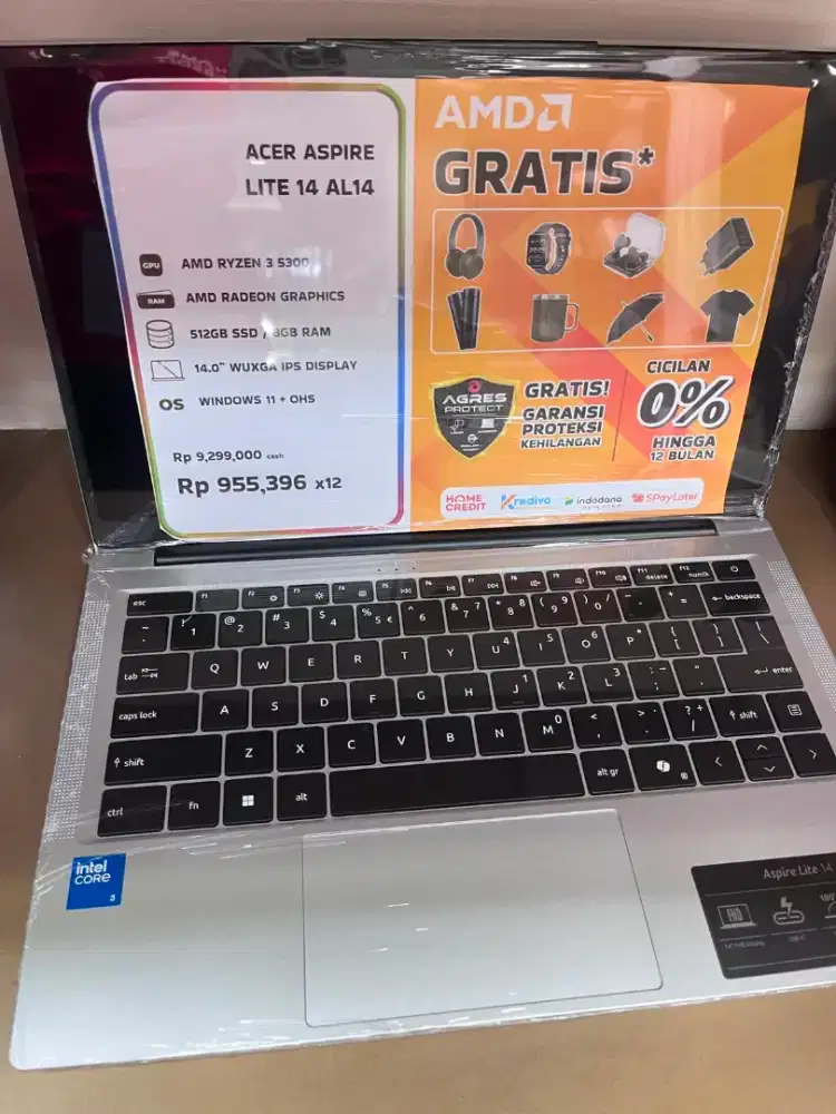 Laptop Acer Aspire Lite 14 Promo Free 2x Angsuran