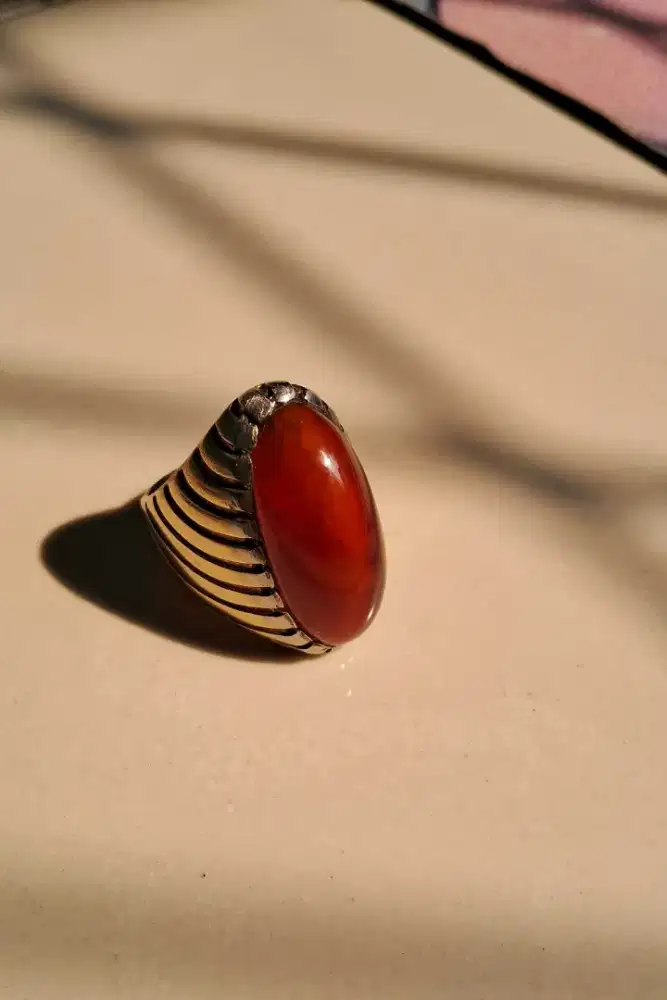 Batu pandan merah ukuran size 9