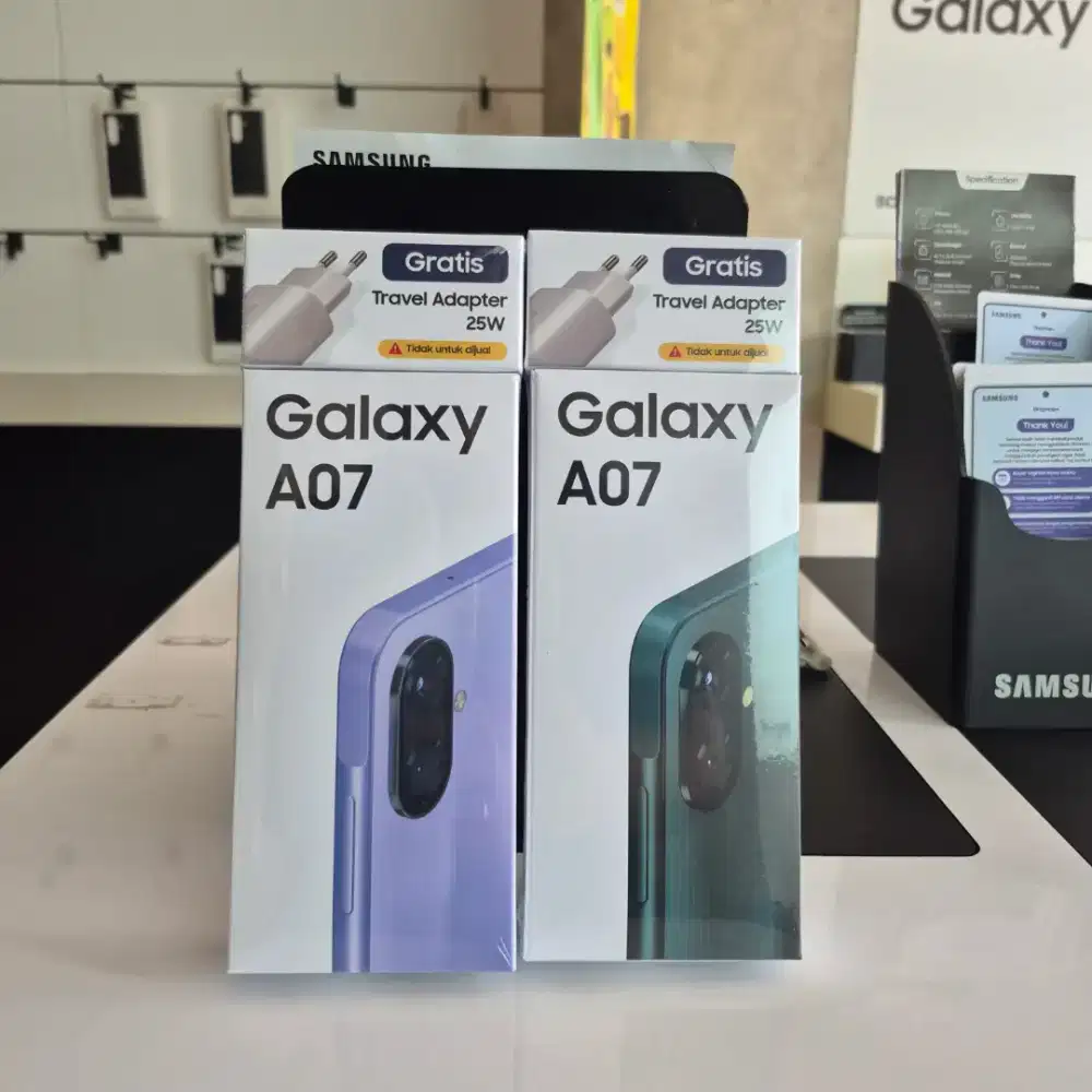 Termurah!!! Samsung A07 4/128GB garansi resmi 1 tahun