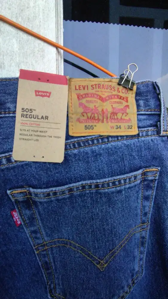 Levis 505 regular size 34 Original 1000%