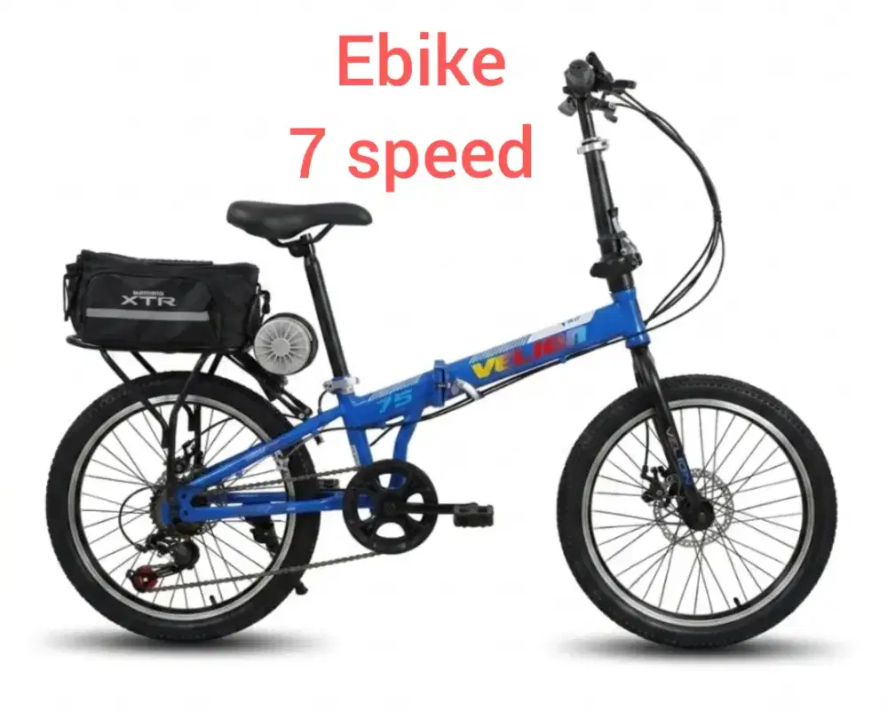 Sepeda lipat listrik UK 20 inch