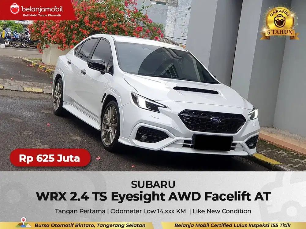 [ LOW KM 14RB ] Subaru WRX 2.4 TS Eyesight AWD AT Putih 2023/2024