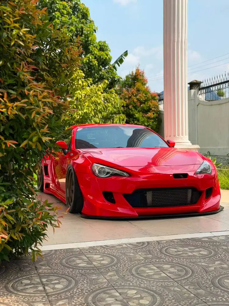 TOYOTA GT86 2012 Red Merah BU Rocket Bunny V3 2011 Turbo Blitz 2013