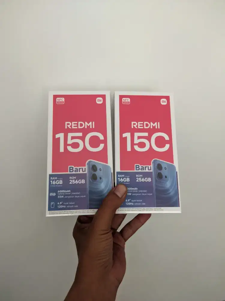 [ Fast respon WA ] Xiaomi Redmi 15C NFC 8+8/256 Garansi resmi 15bln