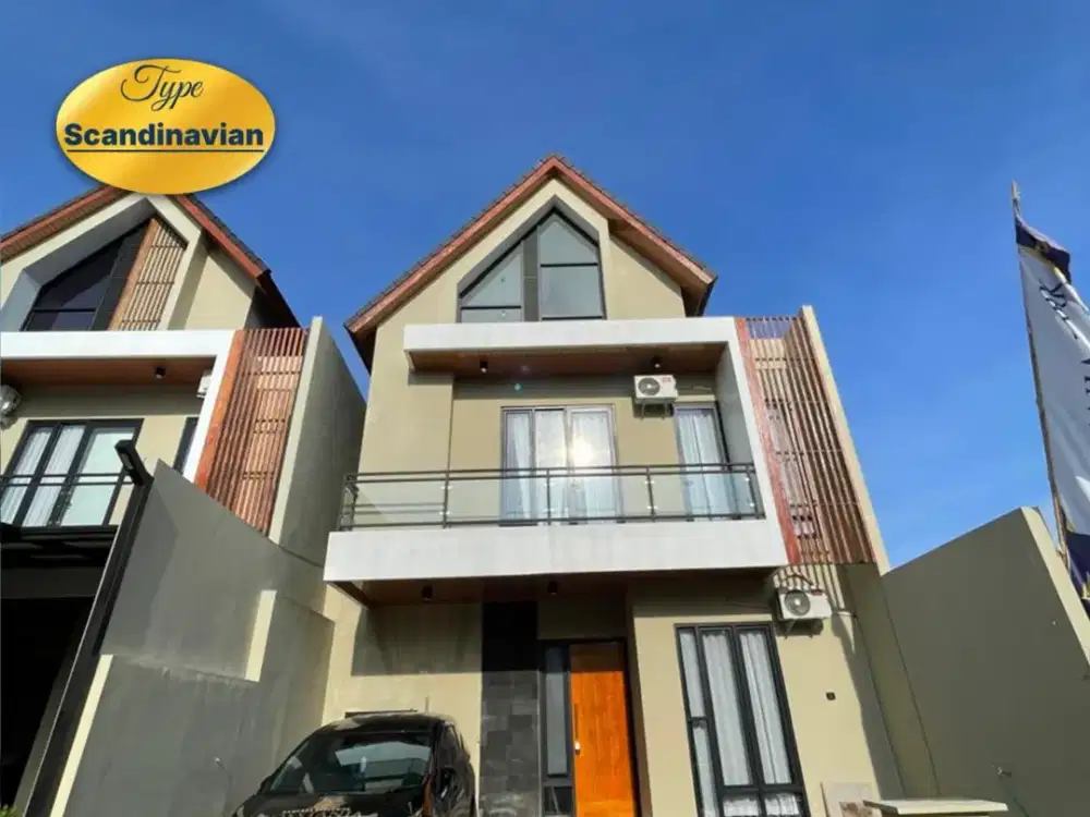 BISA KPR RUMAH MODERN SCANDINAVIAN 2 LANTAI STREATEGIS DI PATI