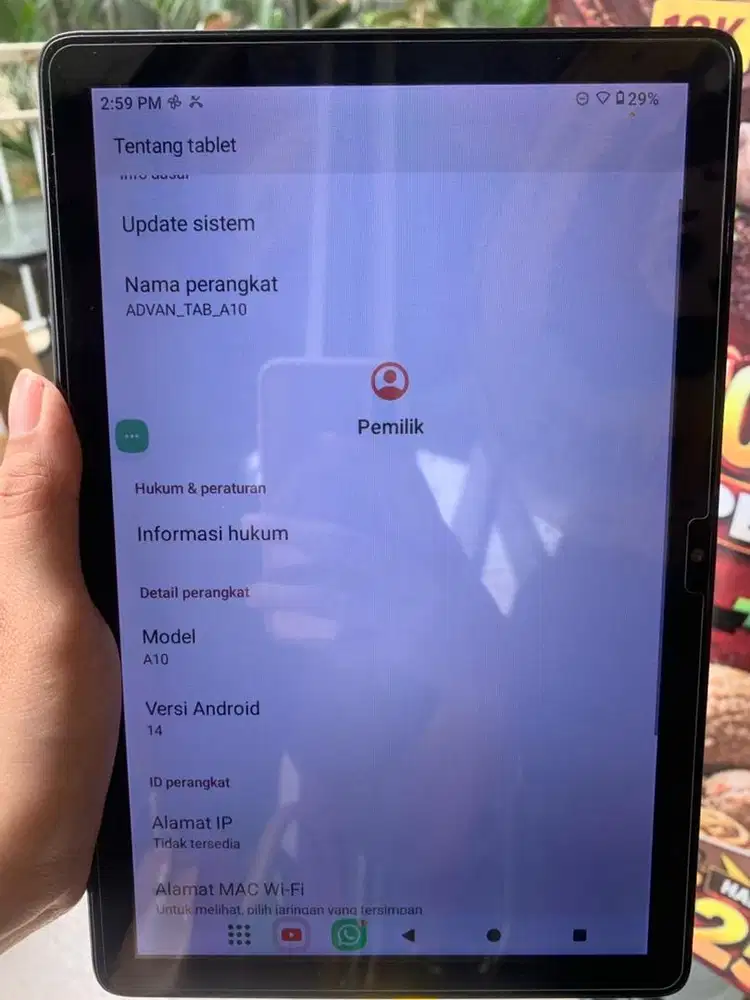 Advand tab 10 grey