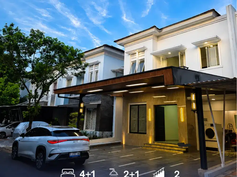 Rumah Full Renov Semi Furnished di Kawasan Gading Serpong