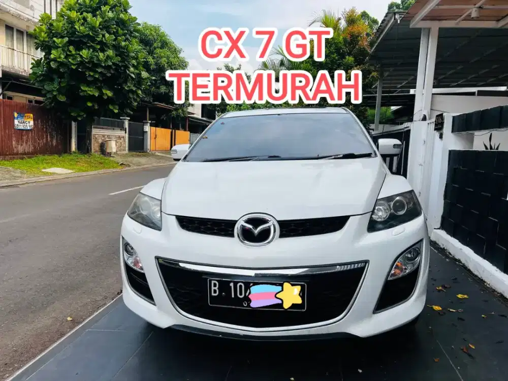 HARGA CASH MAZDA CX-7 GT AT 2011 WARNA PUTIH SANGAT TERAWAT SEKALI