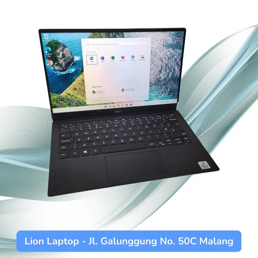 Slim & Ringan Core i5 gen 10 RAM 8 SSD 256 DELL XPS 13 7390 [21|07]