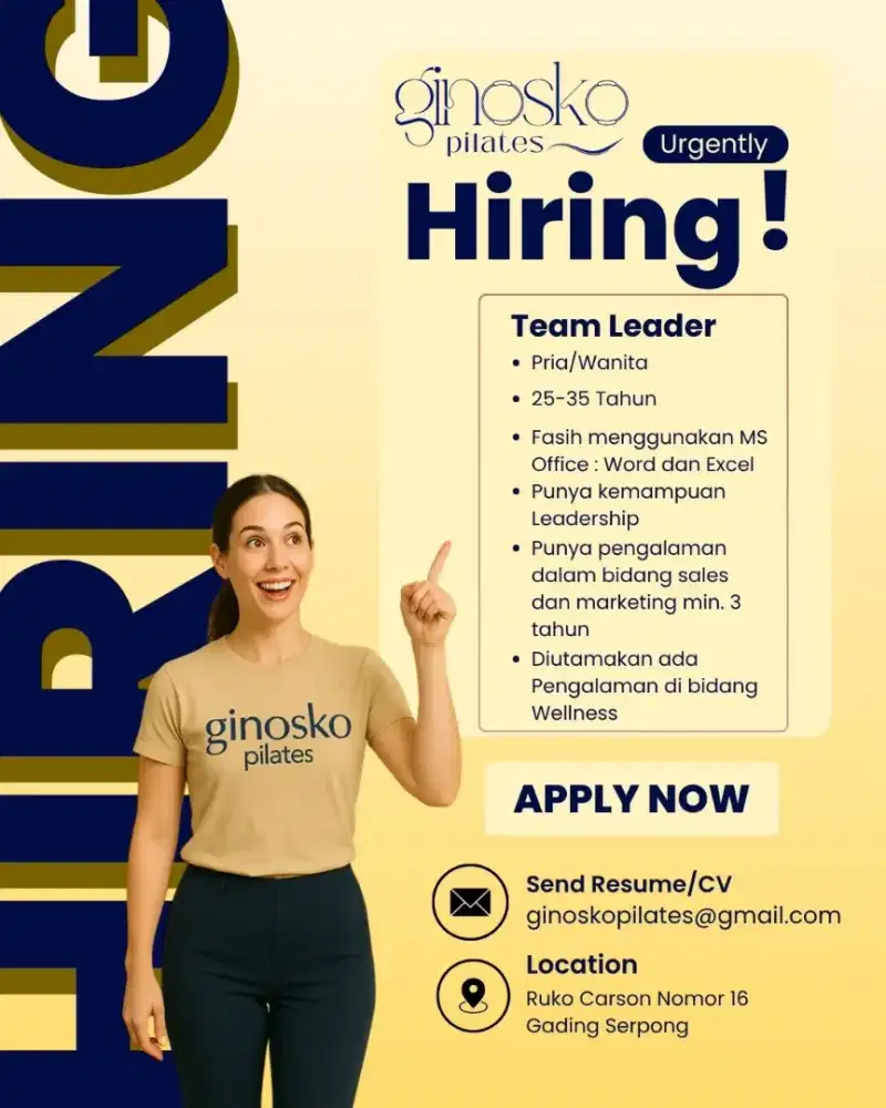 Team Leader - Berpengalaman