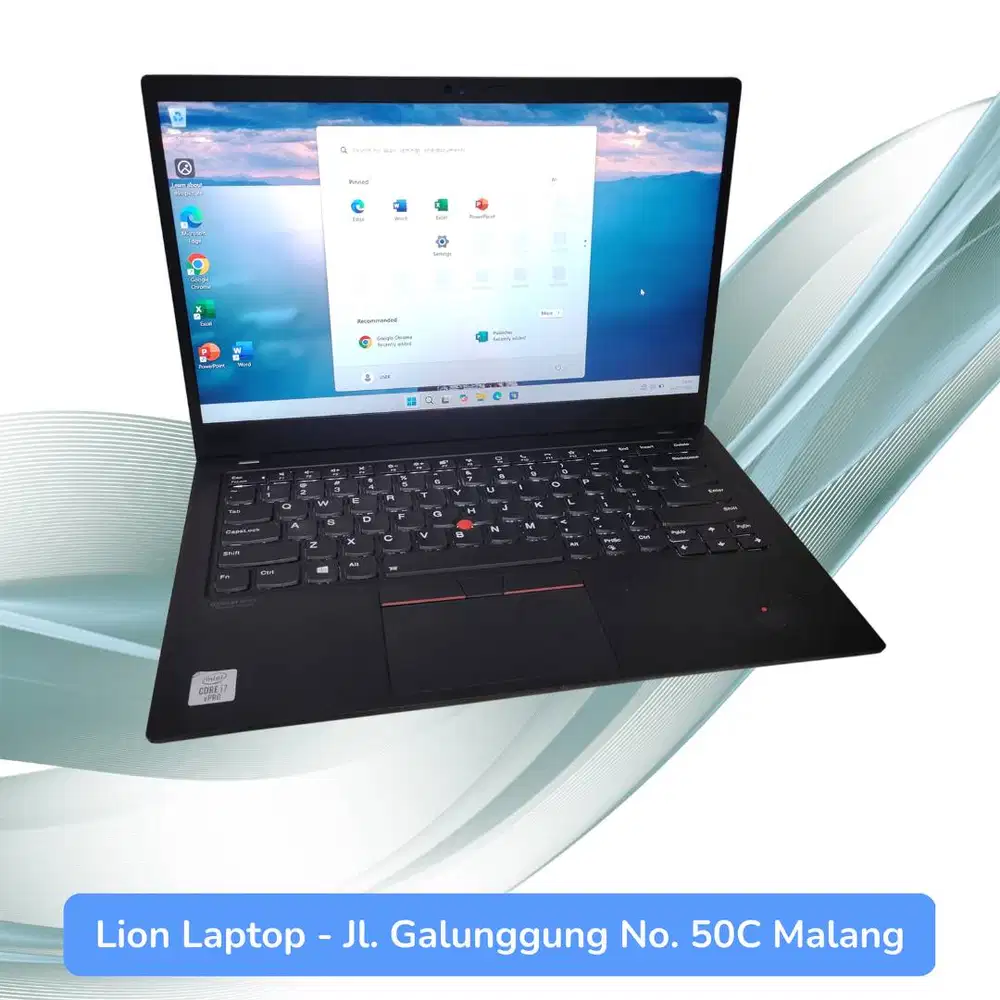 RAM 16GB Core i7 Gen 10 Slim Lenovo Thinkpad X1 Carbon [21|07]