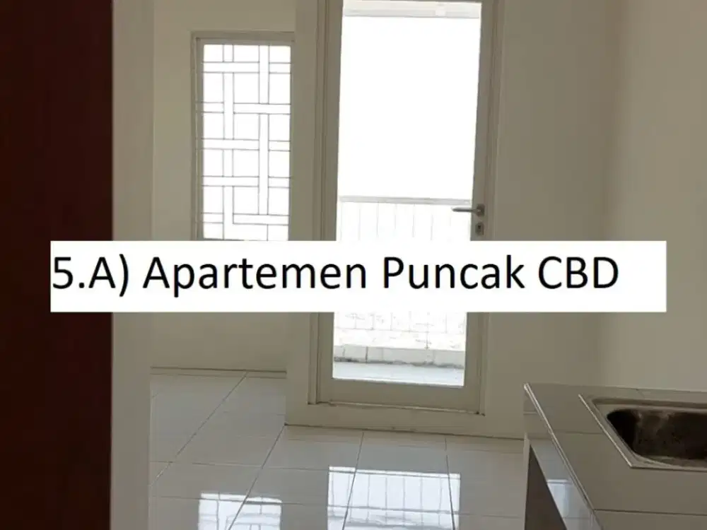Jual Apartment Kosongan Puncak CBD 1 Bedroom, Wiyung