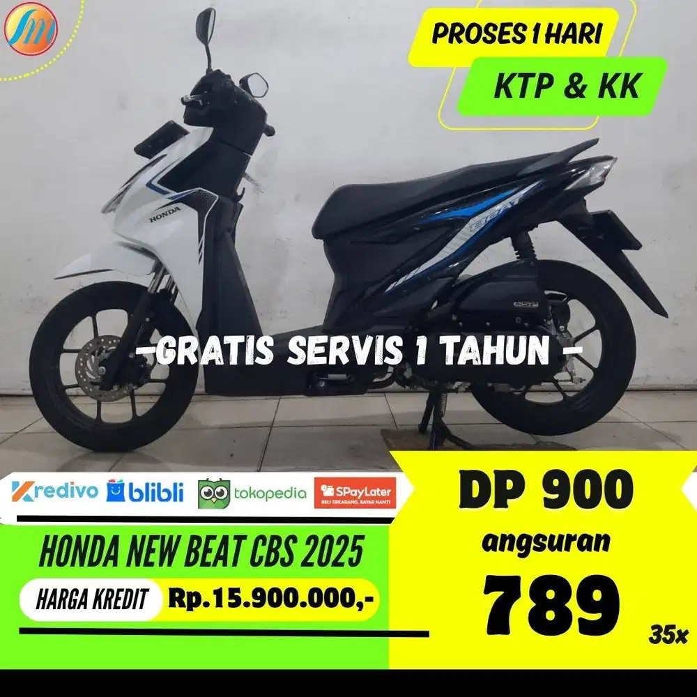 DP CUMA 900RIBU ANGSURAN SANGAT RINGAN HONDA NEW BEAT CBS 2025