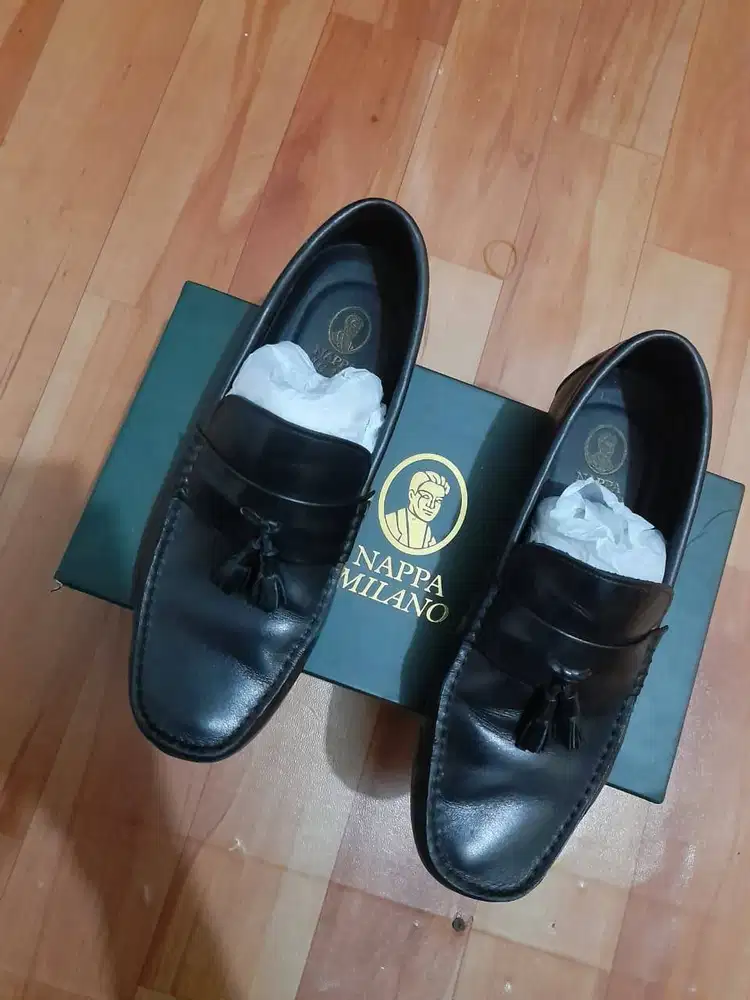 Dijual Nappa Milano Original Mocc Tassel Black