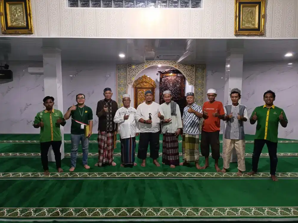 Karoet Masjid Tipe Classic Hijau Polos