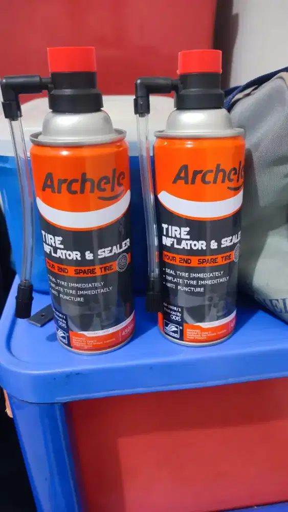 Tire inflator & sealed