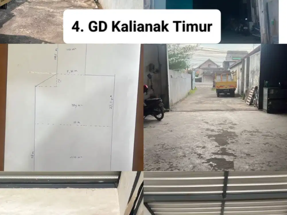 GUDANG COCOK UNTUK INDUSTRI DI KALIANAK TIMUR , EX GUDANG SEPEDA
