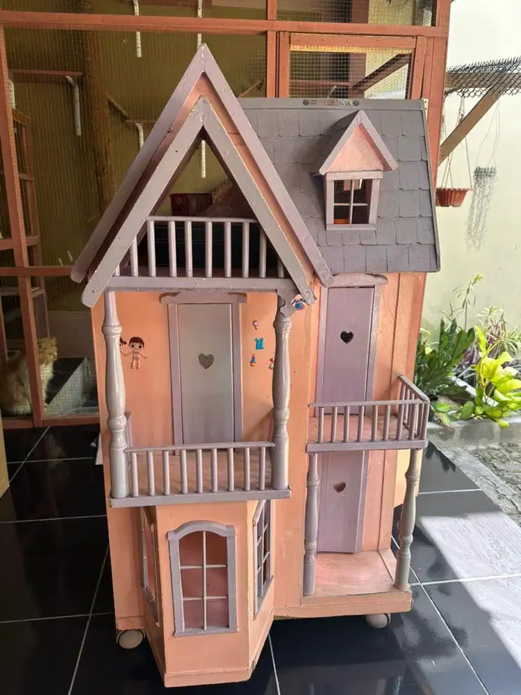 Rak Penyimpanan Rumah Mainan Anak Perempuan