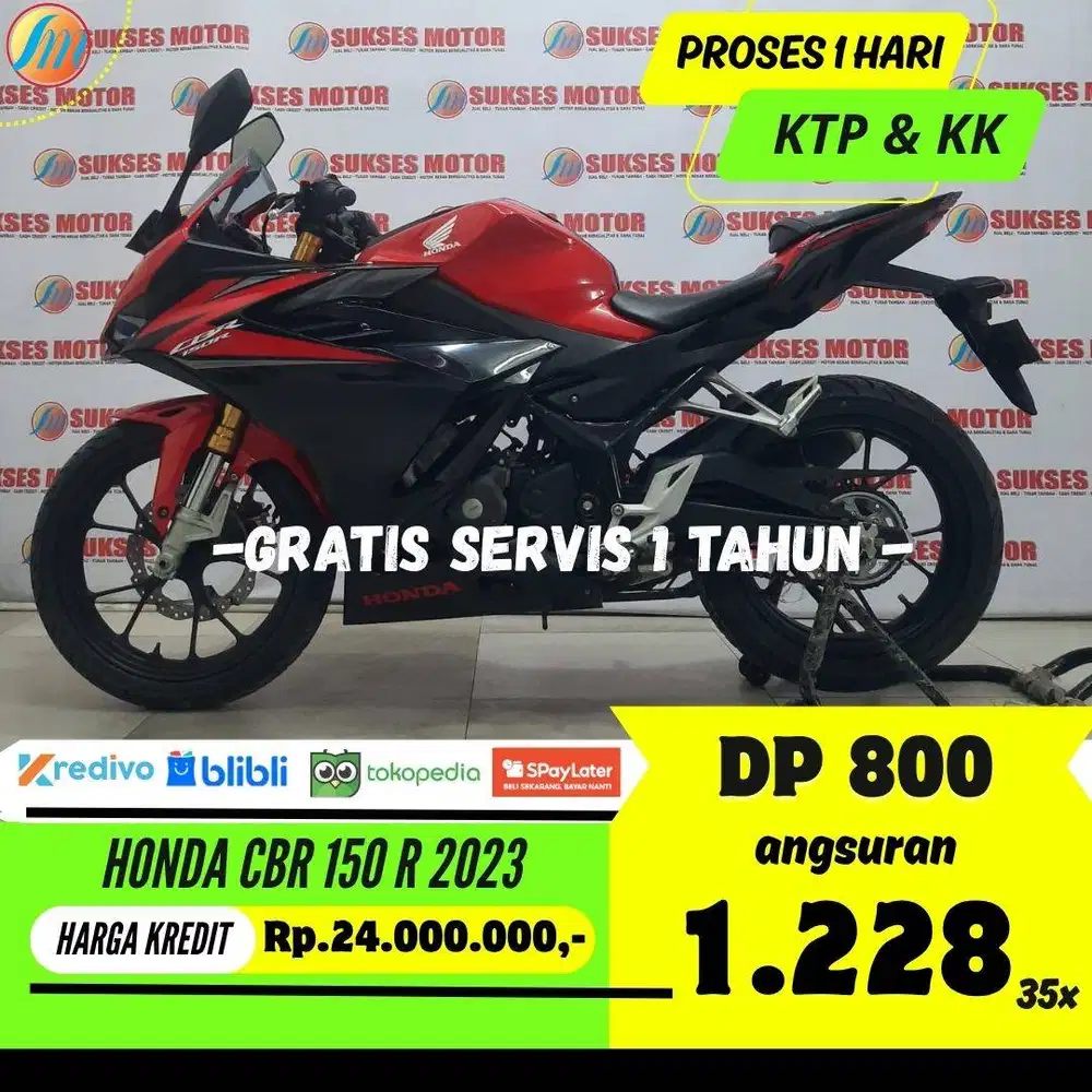 HONDA CBR 150 R 2023 KREDIT DP HANYA 800RIBU ANGSURAN TERJANGKAU