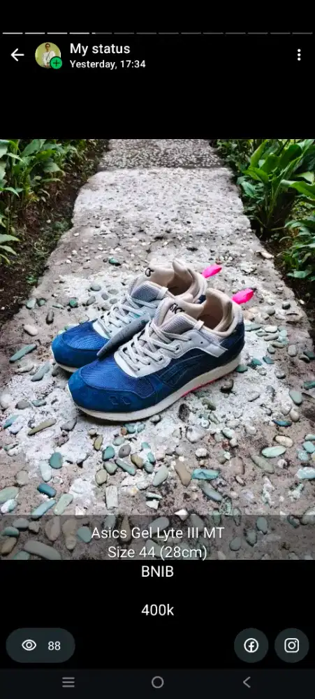 Asics Gel Lyte III MT size 44