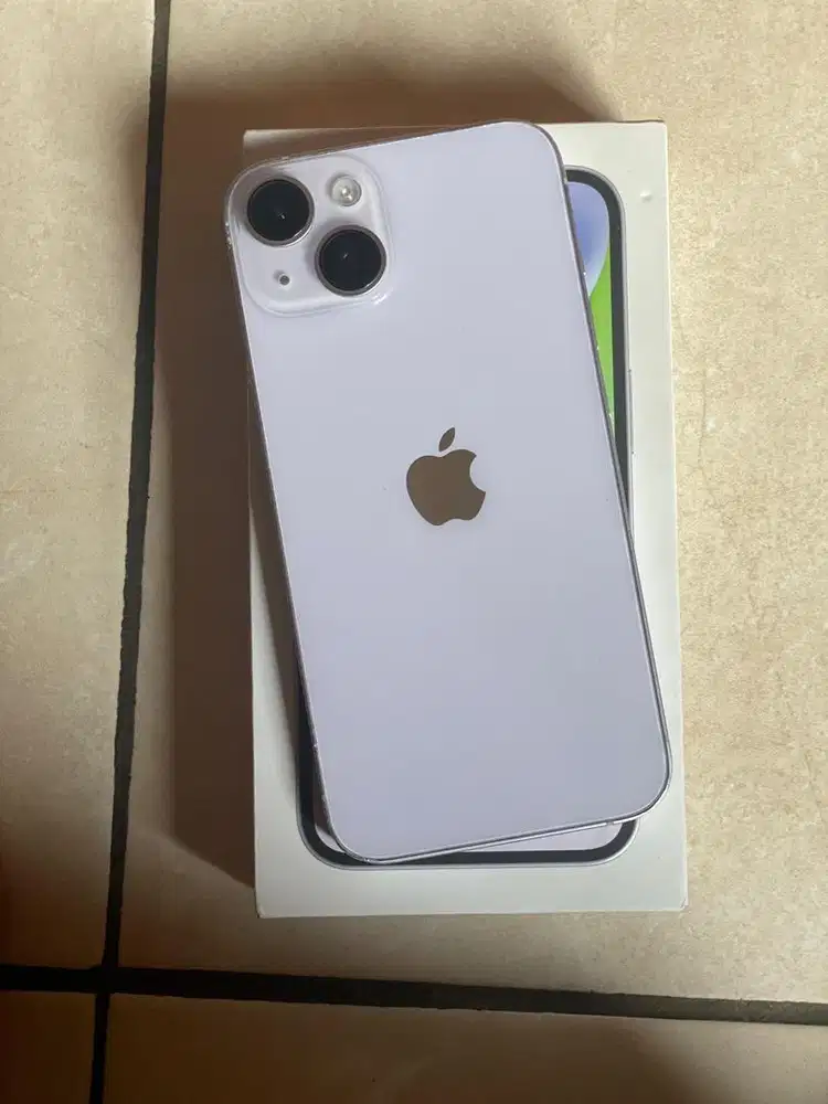 iphone 14 128 purple garansi ibox