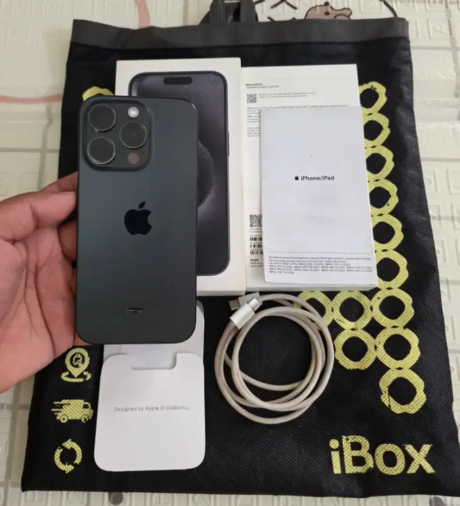 iphone 15 pro 1TB(1000gb) resmi iBox,fulset original,istimewa
